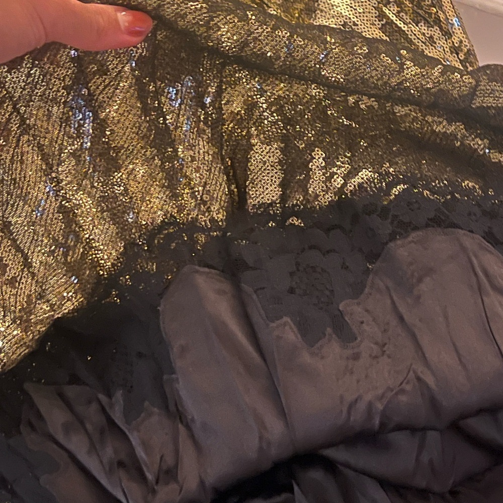 Dolce & Gabbana Gold Sequin Maxi Skirt - Picture 8 of 10